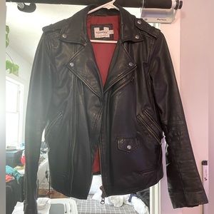 Topman Leather biker jacket